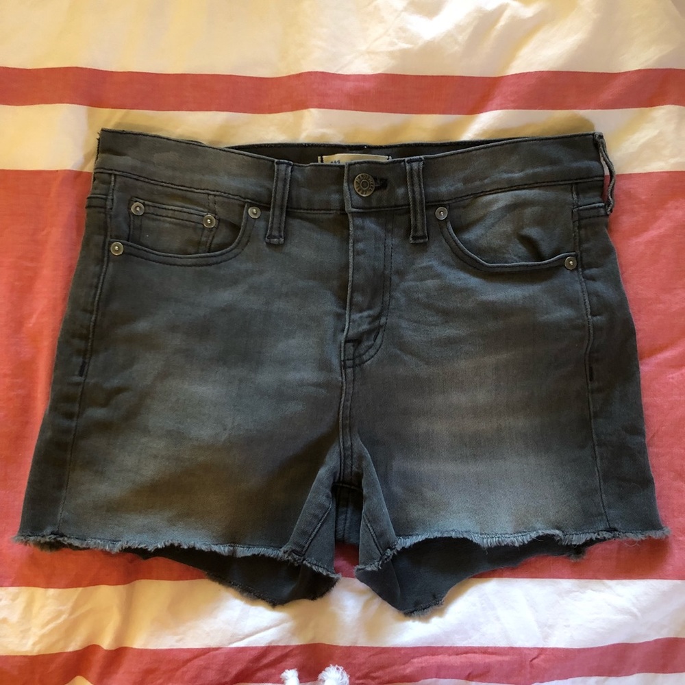 Grey Madewell cutoff jean shorts